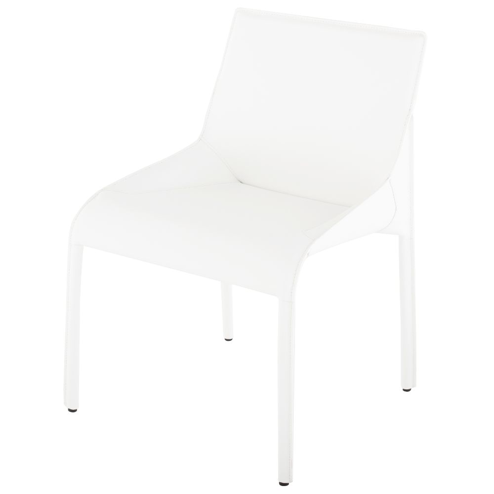 Nuevo HGND214 DELPHINE DINING CHAIR in WHITE